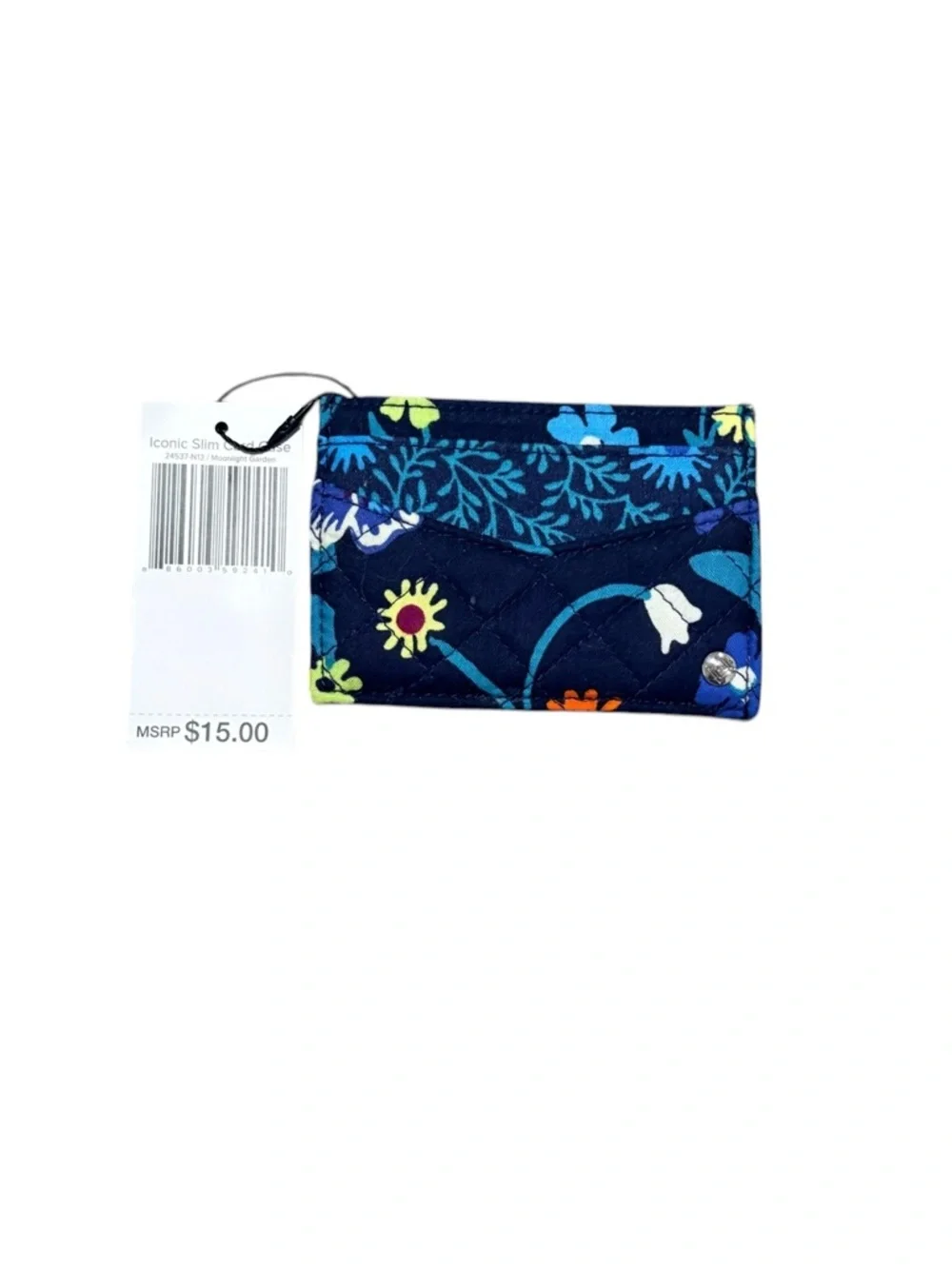 Vera Bradley Retired Midnight Blues Wallet - Picture 2 of 3